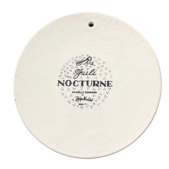 Bjorn Wiinblad Plate~Birthday Plate ~Wall Plate Danish Black White Plate Ceramic - Picture 3 of 3